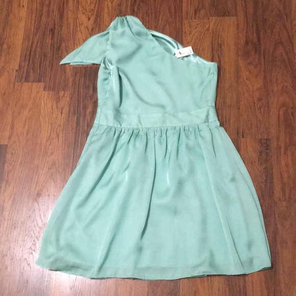 NWT The Limited Mint One-Shoulder Dress, sz 10 - Picture 2 of 8